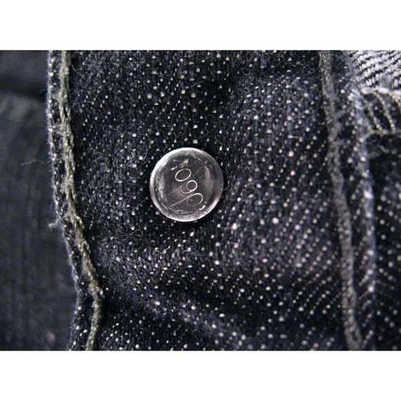 LEVIS 514 Womens Black CUTOFF JEANS SHORTS 38 x 32 HIGH WAISTED - Picture 5 of 10